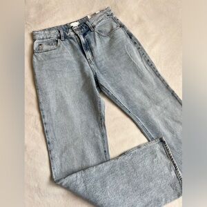 H&M | NEW Light blue Straight High Waist Jeans